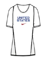 Women's White United States T-Shirt