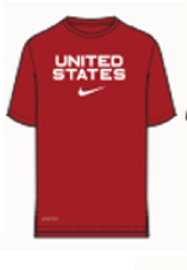 Men's Red United States T-Shirt