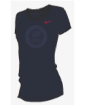 Women's Navy Logo Nike T-Shirt